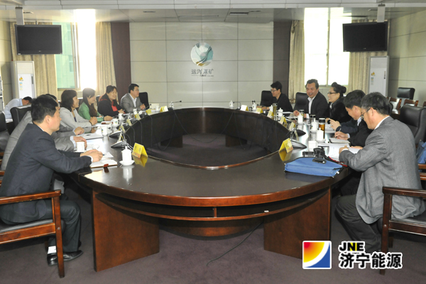 省委讲师团到运河煤矿调研督导