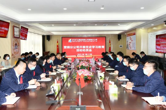 营销分公司召开党史学习教育动员会