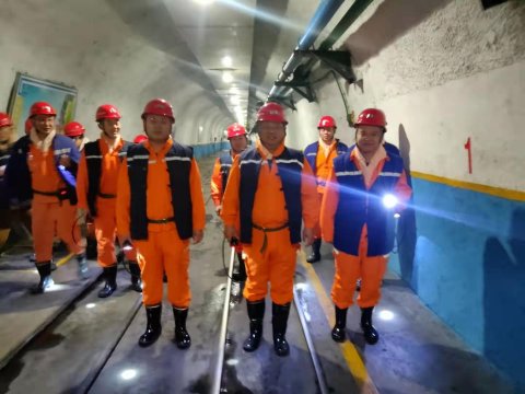 国家矿山安全监察局山东局监察执法三处检查组到运河煤矿开展安全监察