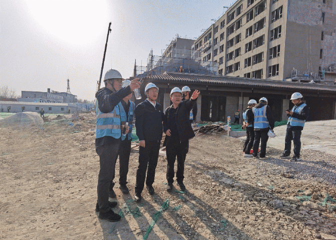 王崇景到圆中园置业、致远教育督导重点项目建设